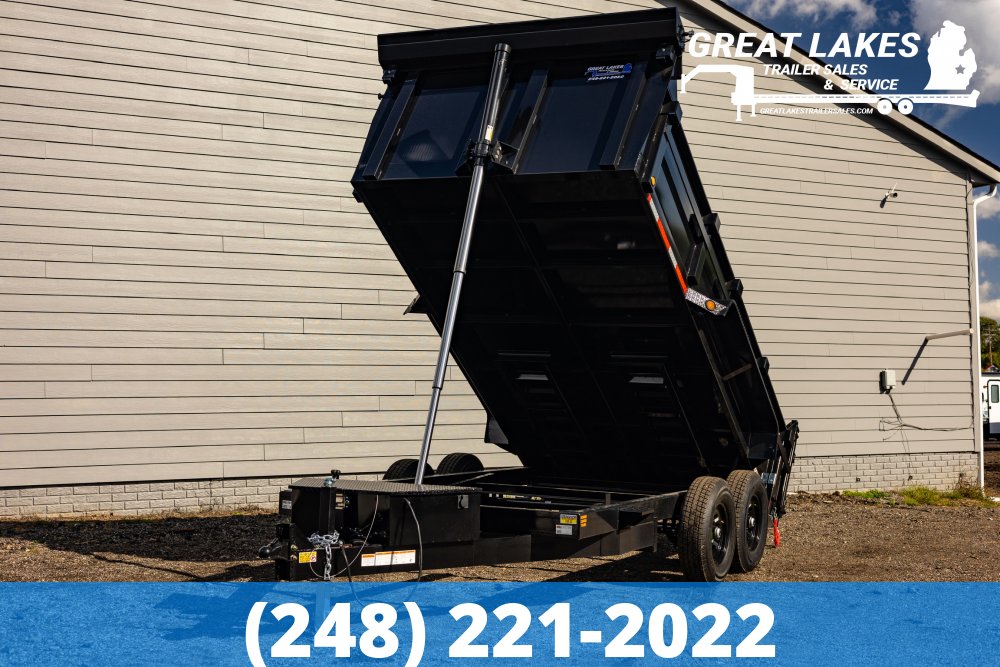 CJ Heavy Hauler 83 x 16 Low Wall Dump Trailer