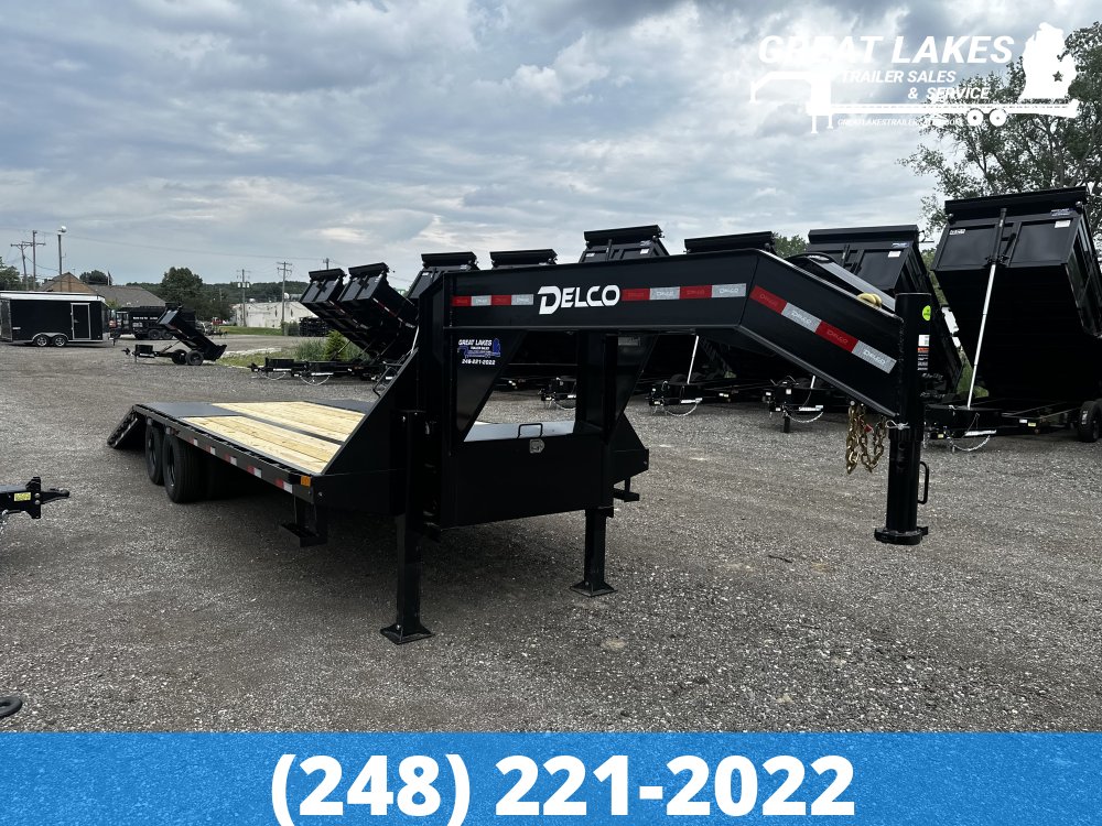 Delco FH LP Hydraulic Dove Equipment Hauler 102" X 28FT 24K