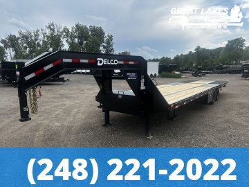 Delco FH LP Hydraulic Dove Equipment Hauler 102" X 32FT 24K