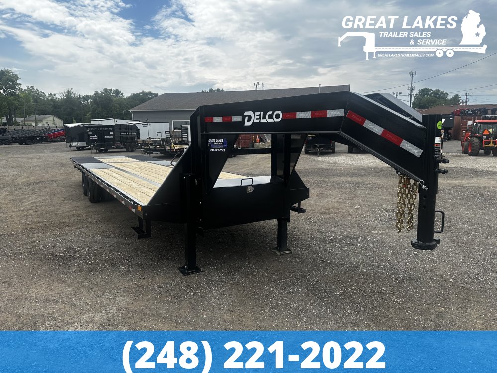Delco FH LP Hydraulic Dove Equipment Hauler 102" X 32FT 24K