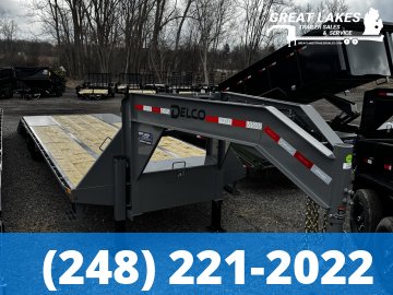 Delco FH 102" X 30FT LP Hydraulic Dove Equipment Hauler 20K