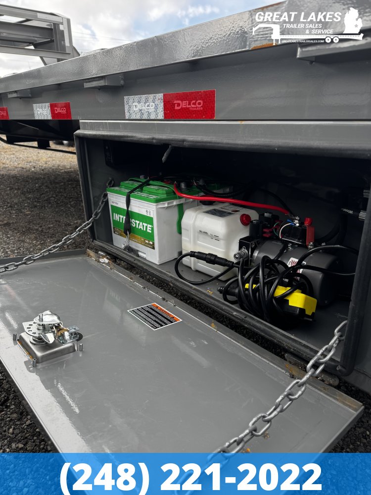 Delco FH 102" X 30FT LP Hydraulic Dove Equipment Hauler 20K