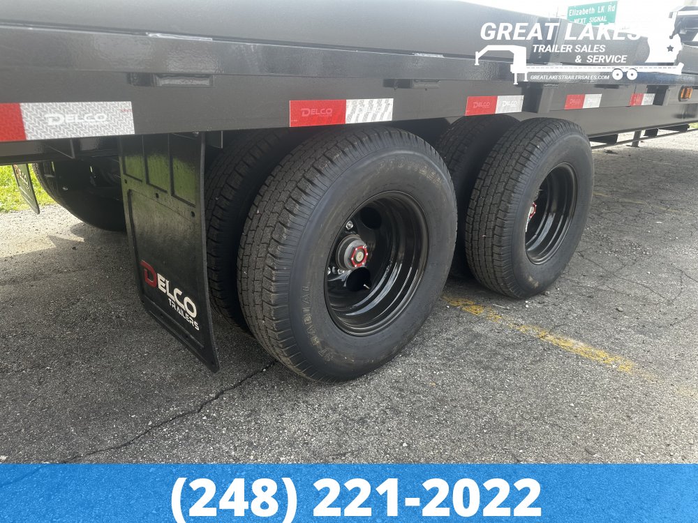 Delco T9 Tandem Dual Full Tilt Flatbed 102" X 36' 25.9K