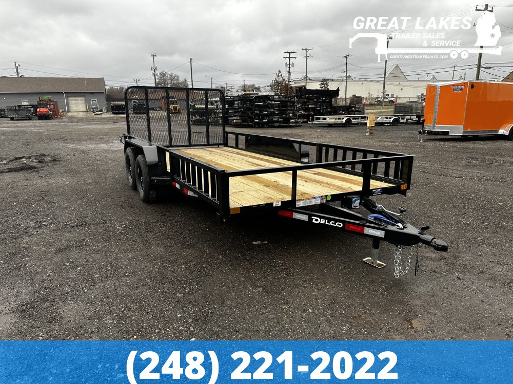 Delco Utility UTV PACKAGE 83" X 16' Angle Tandem 7k