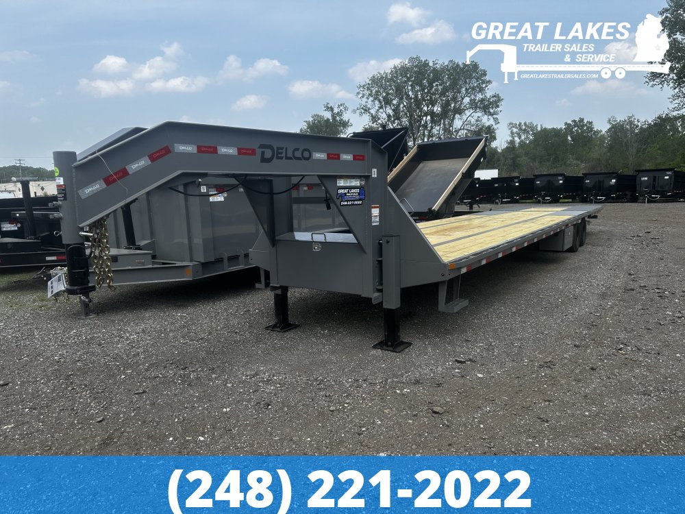 Delco FH 102" X 40FT LP Hydraulic Dove Equipment Hauler 25.9K