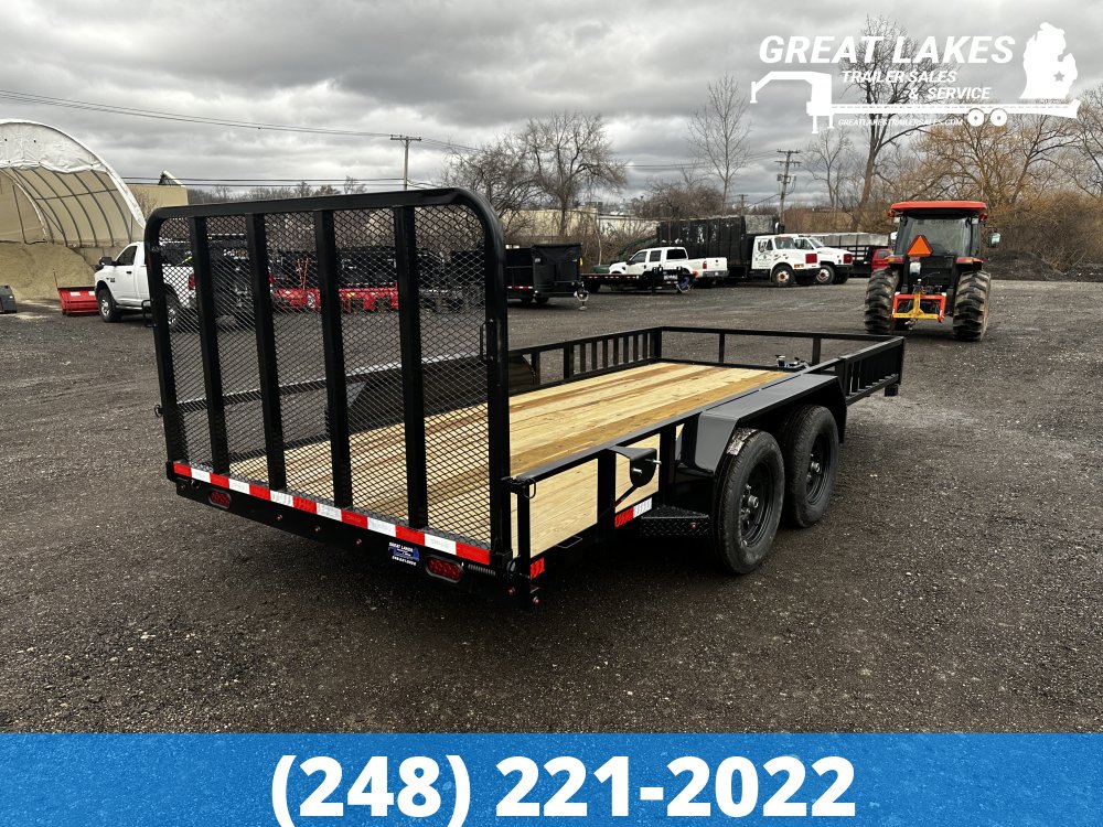 Delco Utility UTV PACKAGE 83" X 16' Angle Tandem 7k