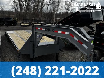 Delco FH 102" X 30FT LP Hydraulic Dove Equipment Hauler 20K