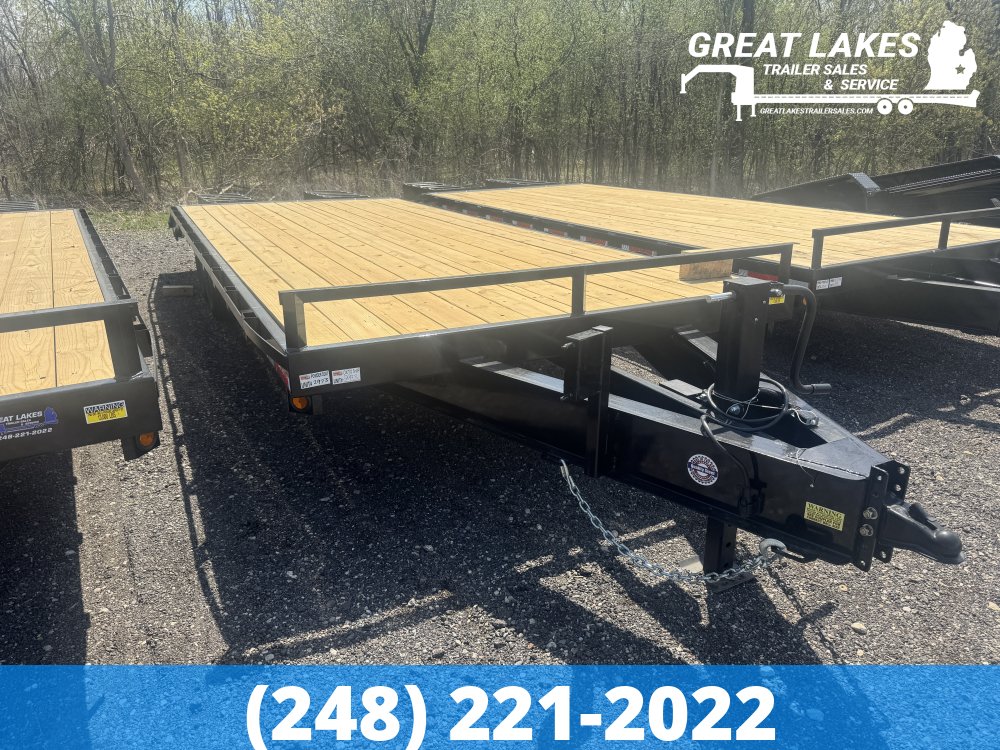 QSA HD Deck Over Tilt Equipment Hauler 102" x 22 + 4FT - 14K