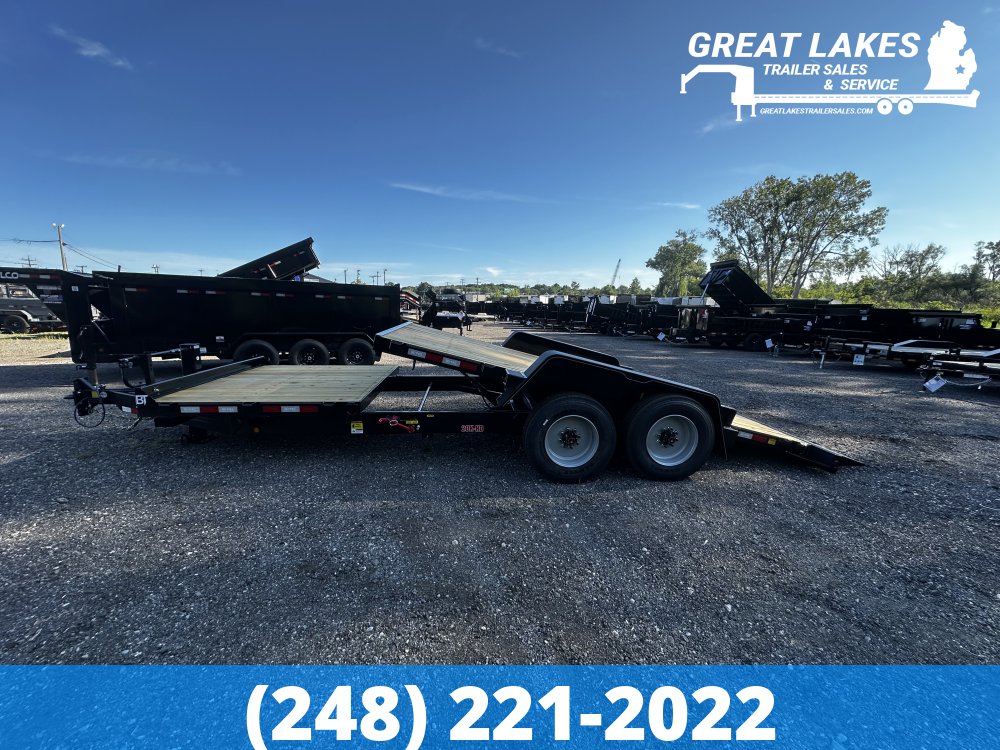 Behnke Partial Tilt Equipment trailer 83 x 18+2 20K