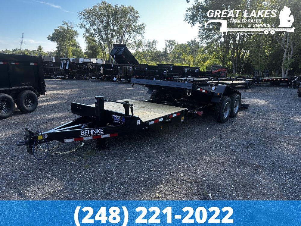 Behnke Partial Tilt Equipment trailer 83 x 18+2 20K