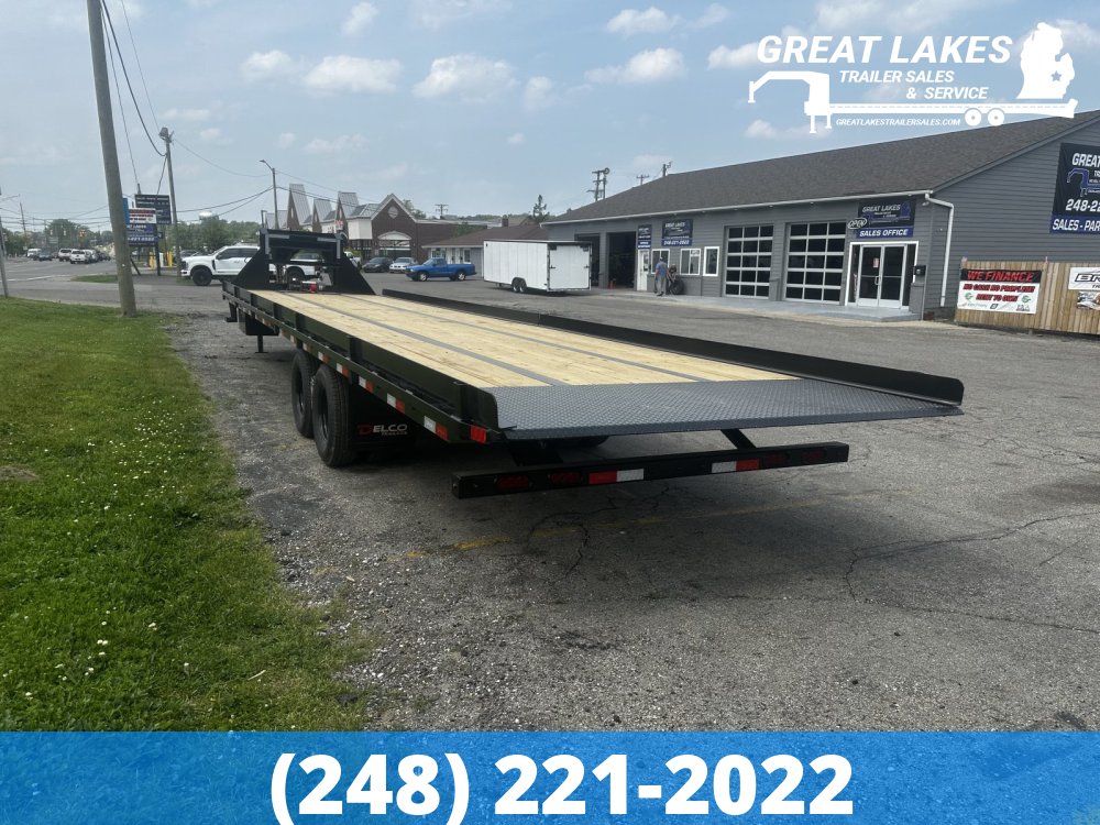 Delco T9 Tandem Dual Full Tilt Flatbed 102" X 38' 25.9K