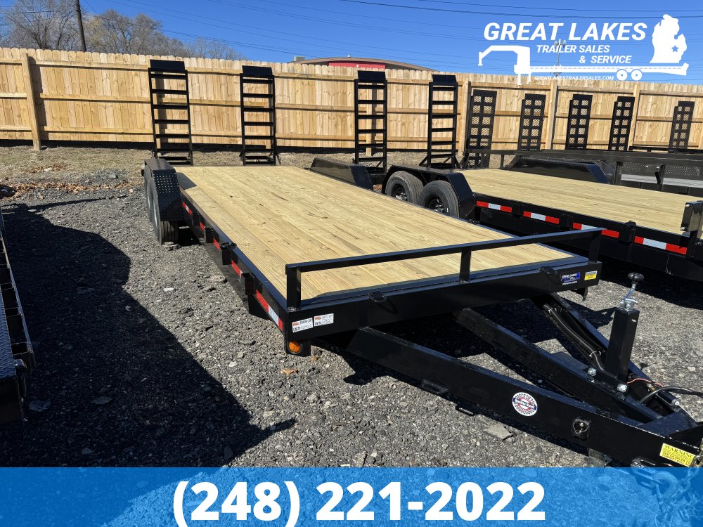 CJ Heavy Hauler 83 x 20 Tilt Split Deck Equipment Hauler