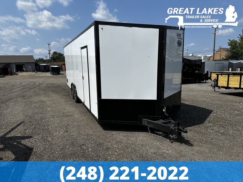 OWNER SPECIAL - Look Trailer 8.5 x 24 SE 10K Flat Top Sloped V Nose (2) 5000 lb Axles