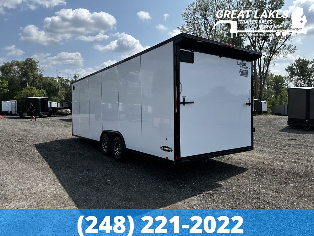 OWNER SPECIAL - Look Trailer 8.5 x 24 SE 10K Flat Top Sloped V Nose (2) 5000 lb Axles