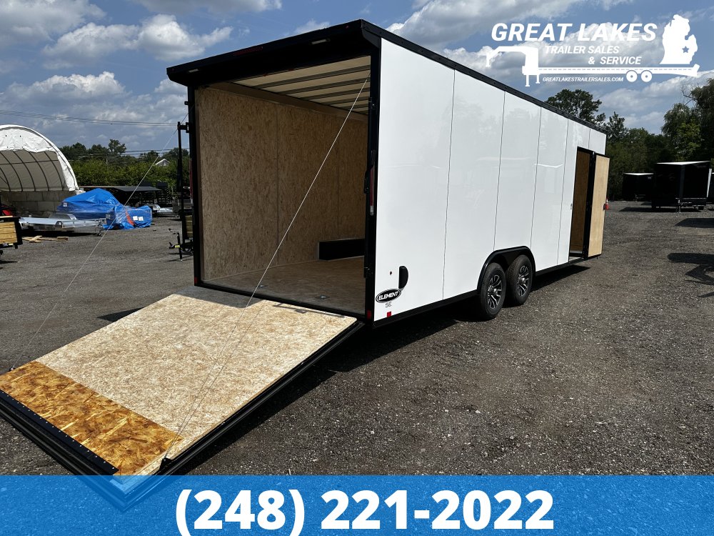 OWNER SPECIAL - Look Trailer 8.5 x 24 SE 10K Flat Top Sloped V Nose (2) 5000 lb Axles
