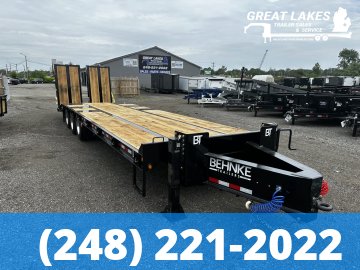 Behnke FB8X33SDPT-50L Super Duty Flatbed Trailer (Tri-Axle) Semi-Style 50,000 GVW
