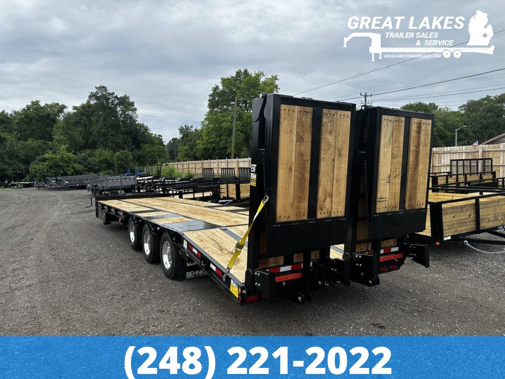 Behnke FB8X33SDPT-50L Super Duty Flatbed Trailer (Tri-Axle) Semi-Style 50,000 GVW