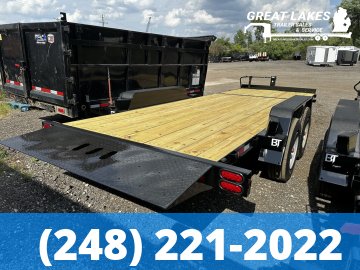 Behnke Partial Tilt Equipment trailer 83 x 18+4 20K