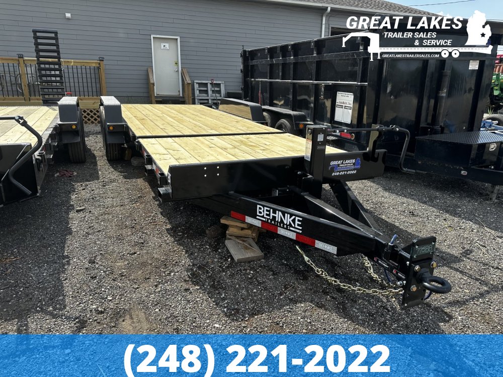 Behnke Partial Tilt Equipment trailer 83 x 18+4 20K