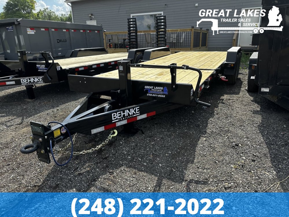 Behnke Partial Tilt Equipment trailer 83 x 18+4 20K
