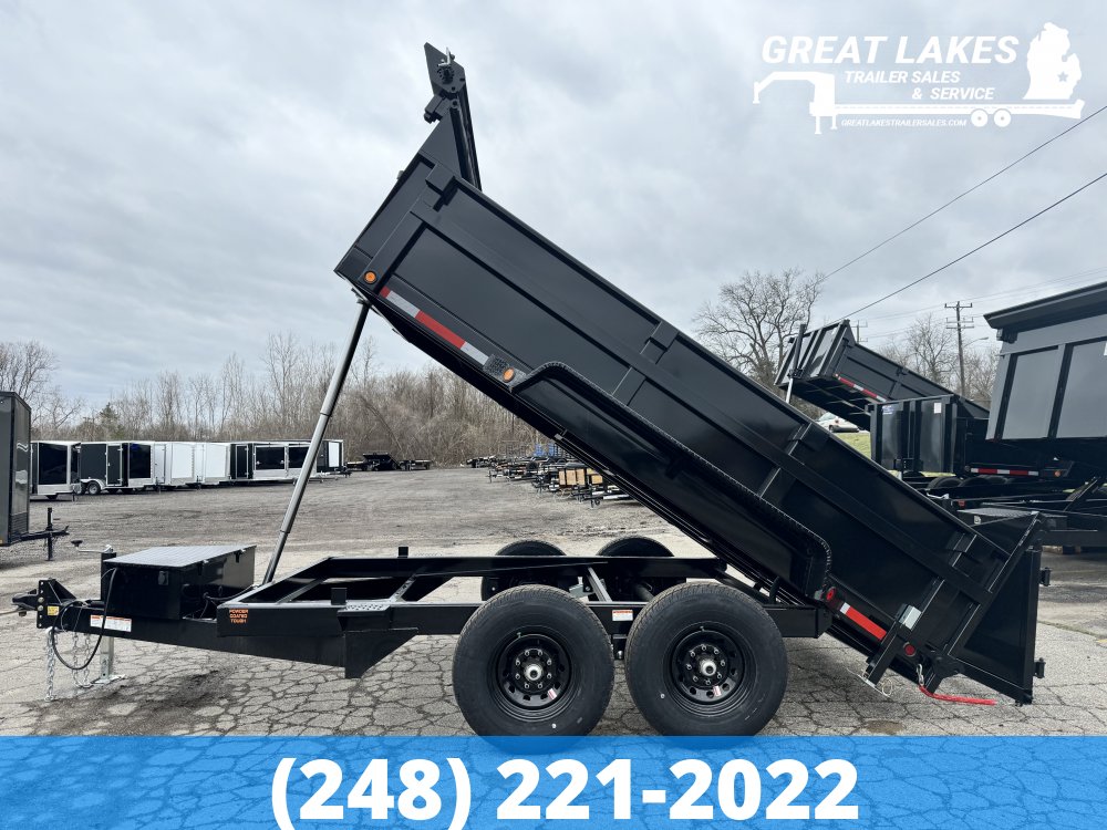 CJ Heavy Hauler HD 83 x 14 short side Dump Trailer