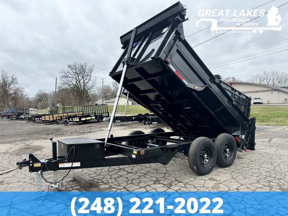 CJ Heavy Hauler HD 83 x 14 short side Dump Trailer