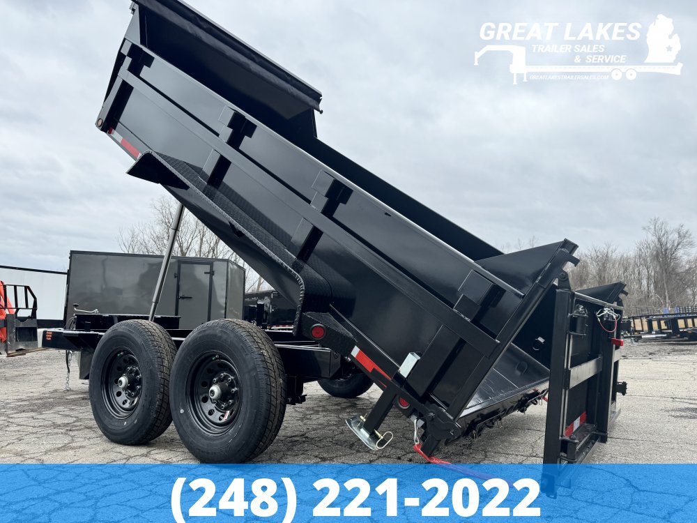 CJ Heavy Hauler HD 83 x 14 short side Dump Trailer