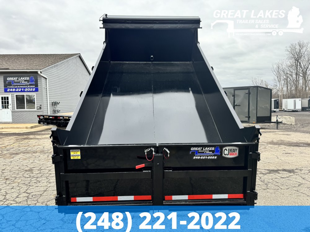 CJ Heavy Hauler HD 83 x 14 short side Dump Trailer