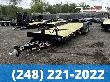 Behnke HeavyDuty Equipment Trailer 84" x 22FT - 16K
