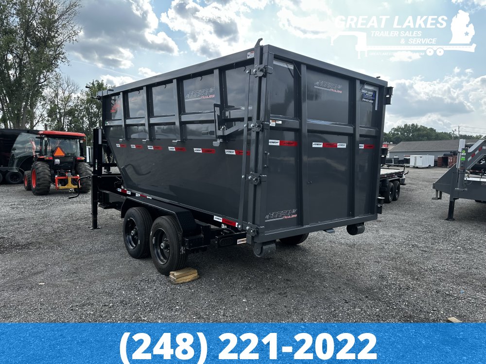 14' Horizon HDZ Roll Off Bin 6' Wall + Tarp
