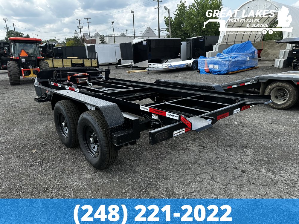 14' Horizon RDZ Bumper Pull Roll Off Base Trailer - (2) 7K Axles