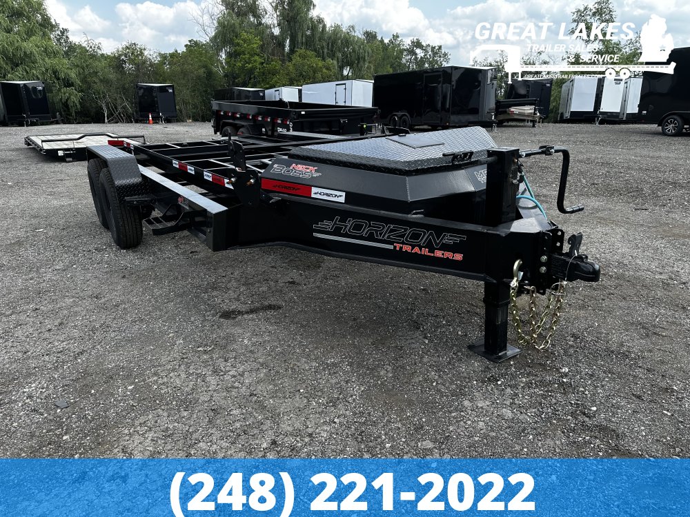 14' Horizon RDZ Bumper Pull Roll Off Base Trailer - (2) 7K Axles