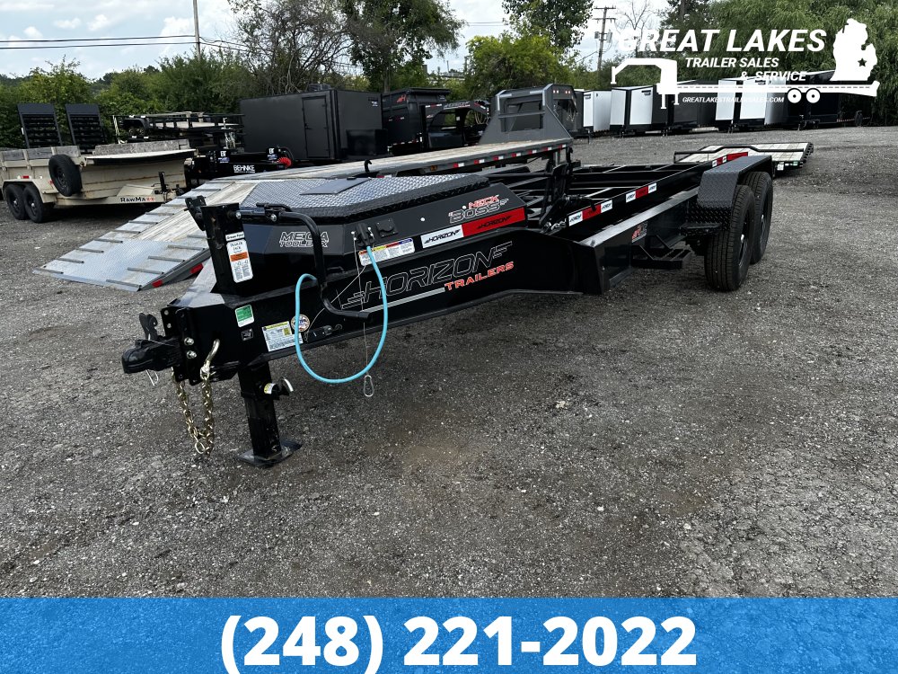 14' Horizon RDZ Bumper Pull Roll Off Base Trailer - (2) 7K Axles