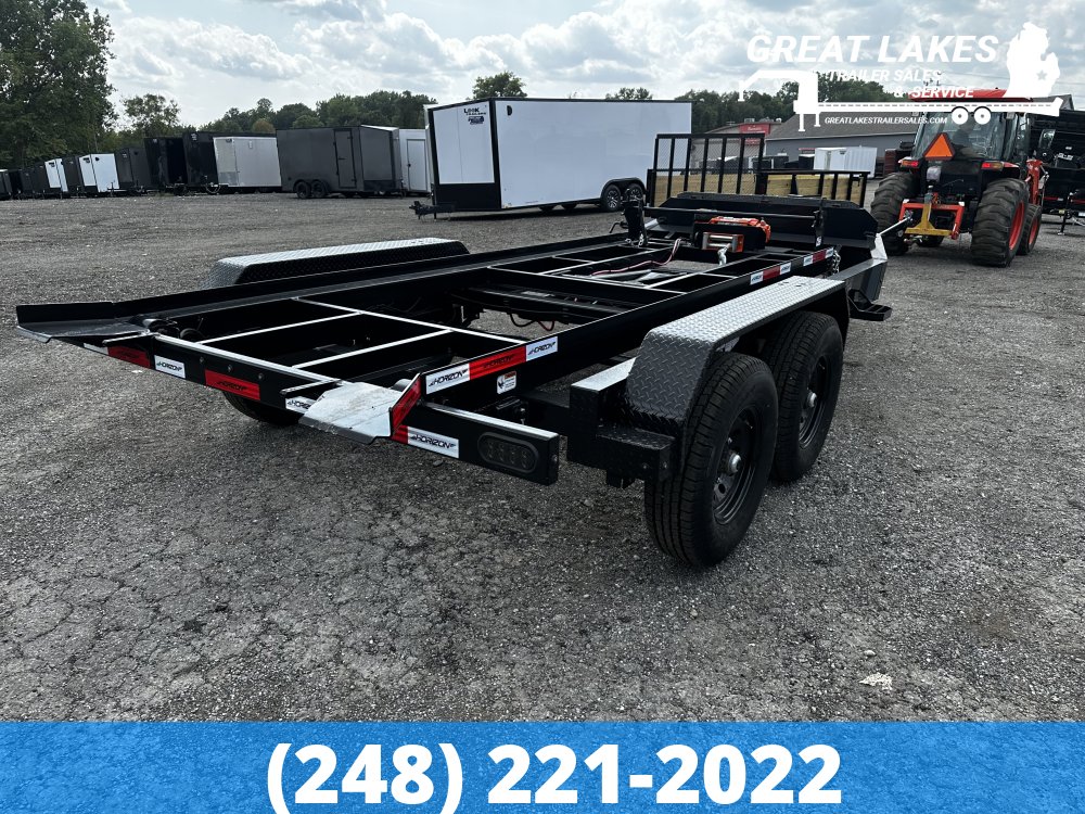14' Horizon RDZ Bumper Pull Roll Off Base Trailer - (2) 7K Axles
