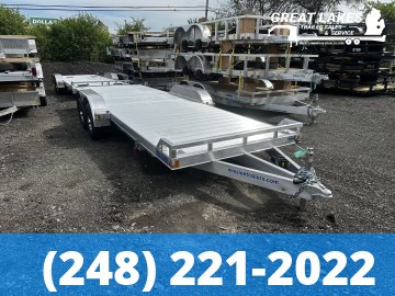 Mission All Aluminum Open Car Hauler Tilt Deck 96" X 22FT - 10K
