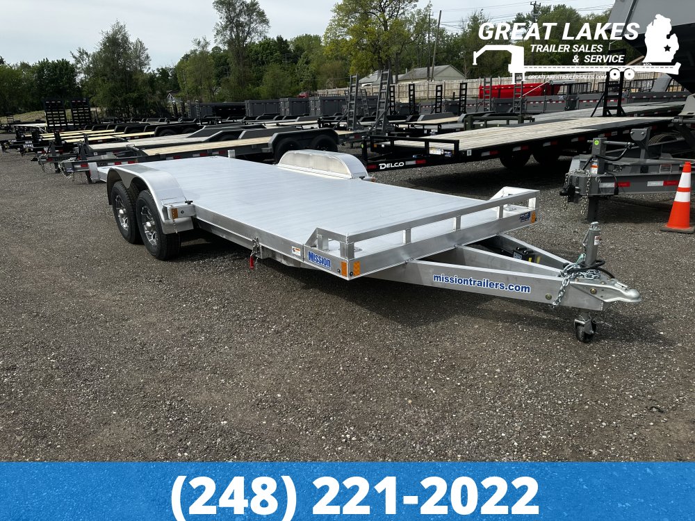 Mission All Aluminum Open Car Hauler Tilt Deck 96" X 20FT - 10K