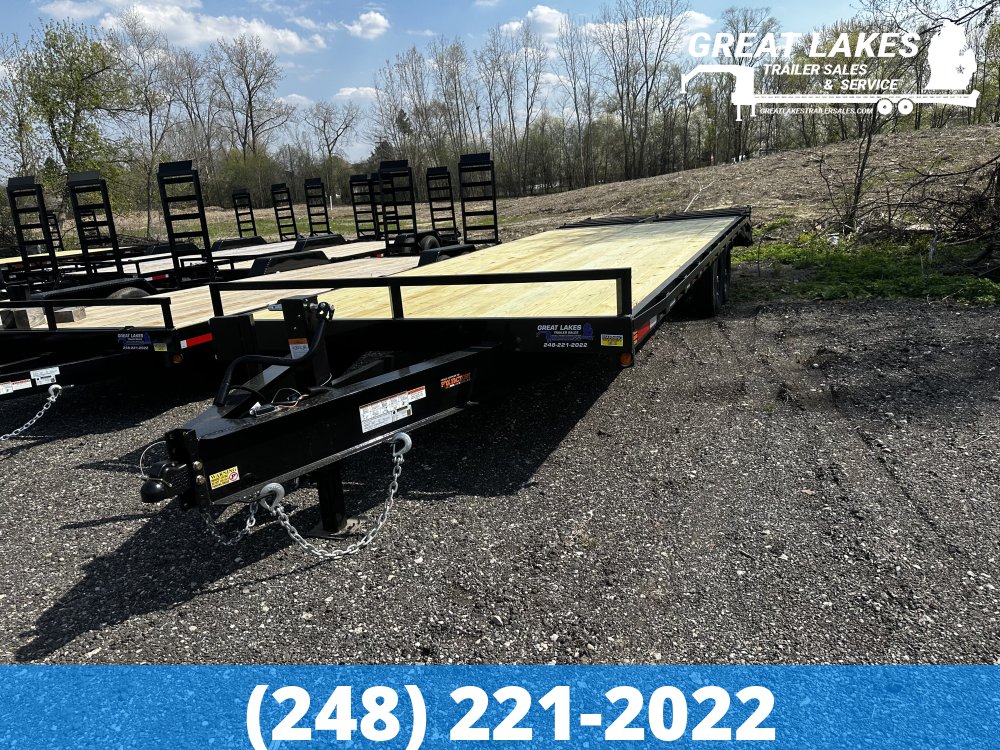 CJ HD 102" x 20FT + 5FT Mega Ramp Equipment Hauler 16K