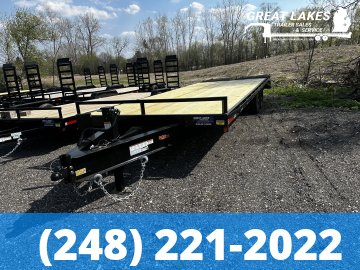 CJ HD 102" x 20FT + 5FT Mega Ramp Equipment Hauler 16K