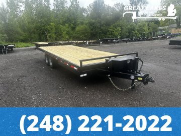 QSA HD Deck Over Tilt Equipment Hauler 102" x 22 + 4FT - 14K