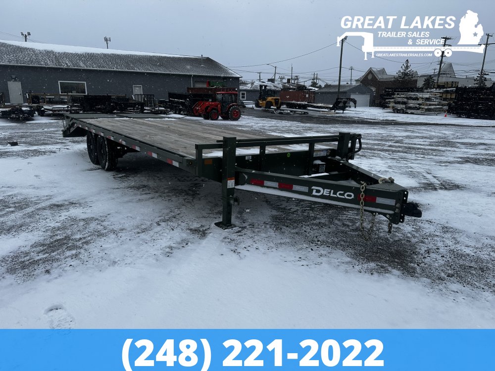 Delco F8 8" I-Beam Bumper Pull Deckover 102" x24'