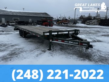 Delco F8 8" I-Beam Bumper Pull Deckover 102" x24'