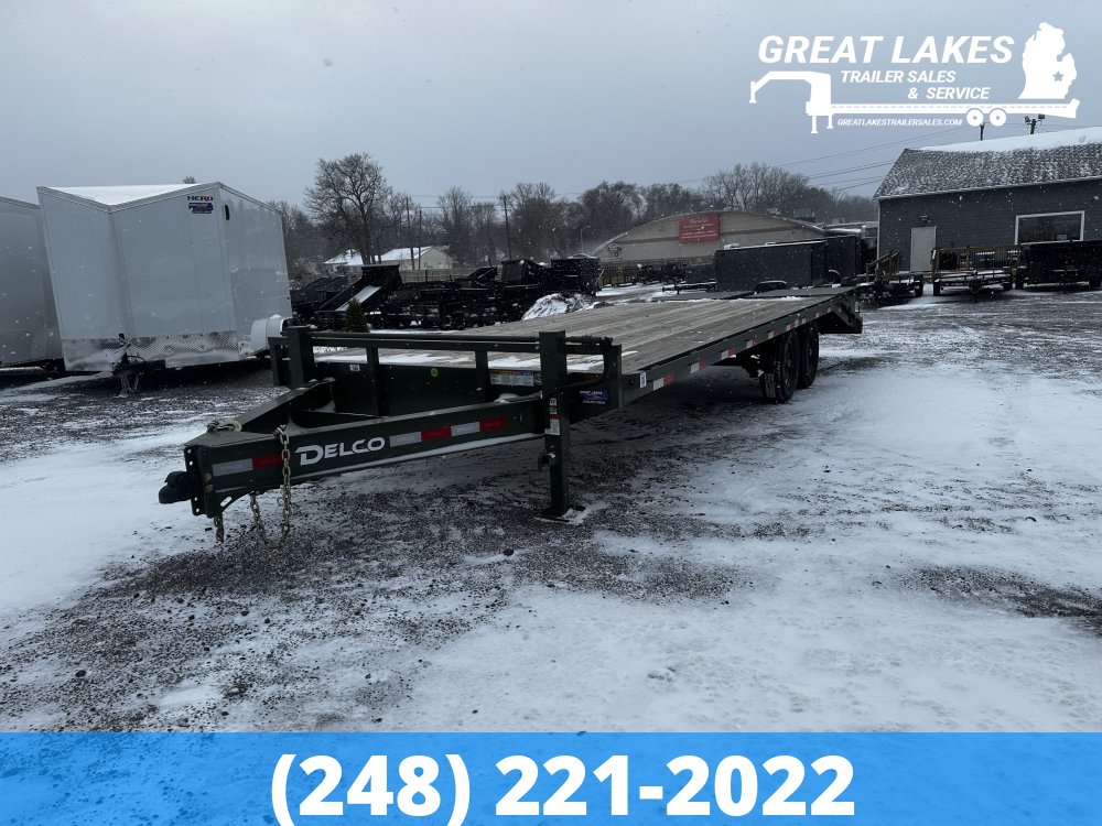 Delco F8 8" I-Beam Bumper Pull Deckover 102" x24'