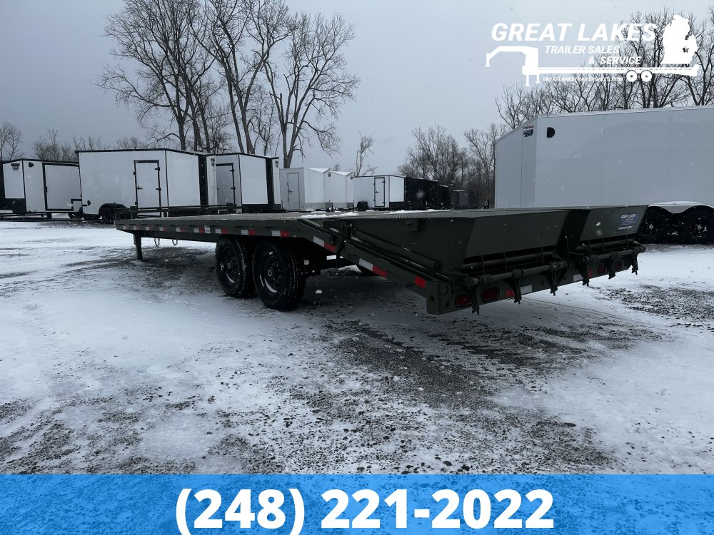 Delco F8 8" I-Beam Bumper Pull Deckover 102" x24'