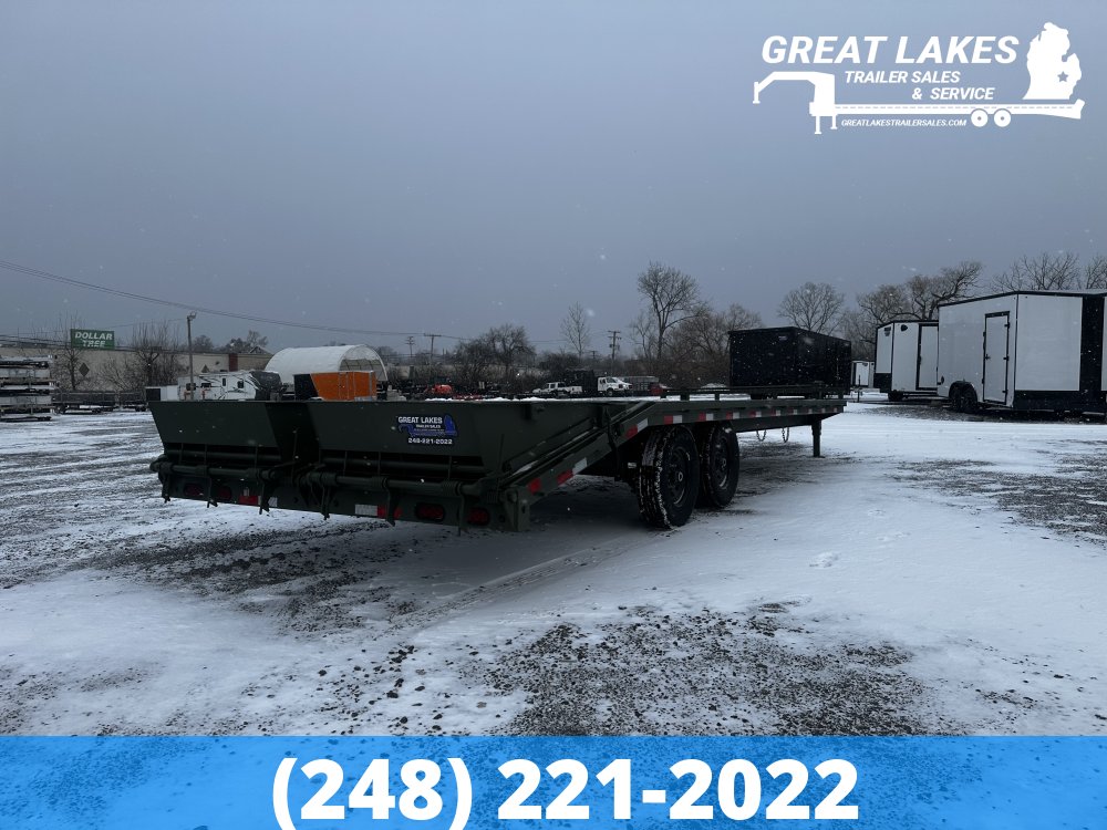 Delco F8 8" I-Beam Bumper Pull Deckover 102" x24'