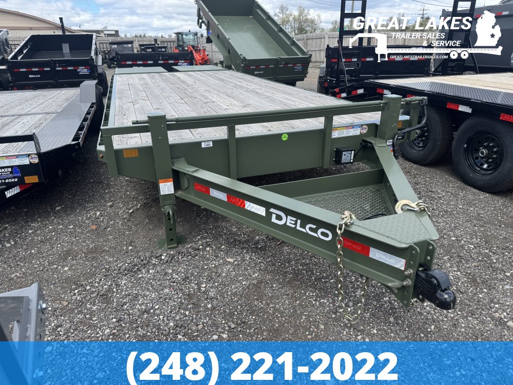 Delco F8 8" I-Beam Bumper Pull Deckover 102 x 24 - 15.4K