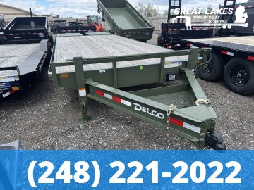 Delco F8 8" I-Beam Bumper Pull Deckover 102 x 24 - 15.4K