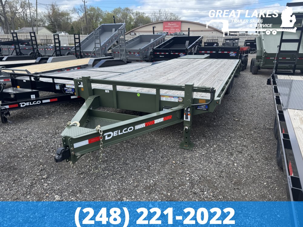 Delco F8 8" I-Beam Bumper Pull Deckover 102 x 24 - 15.4K