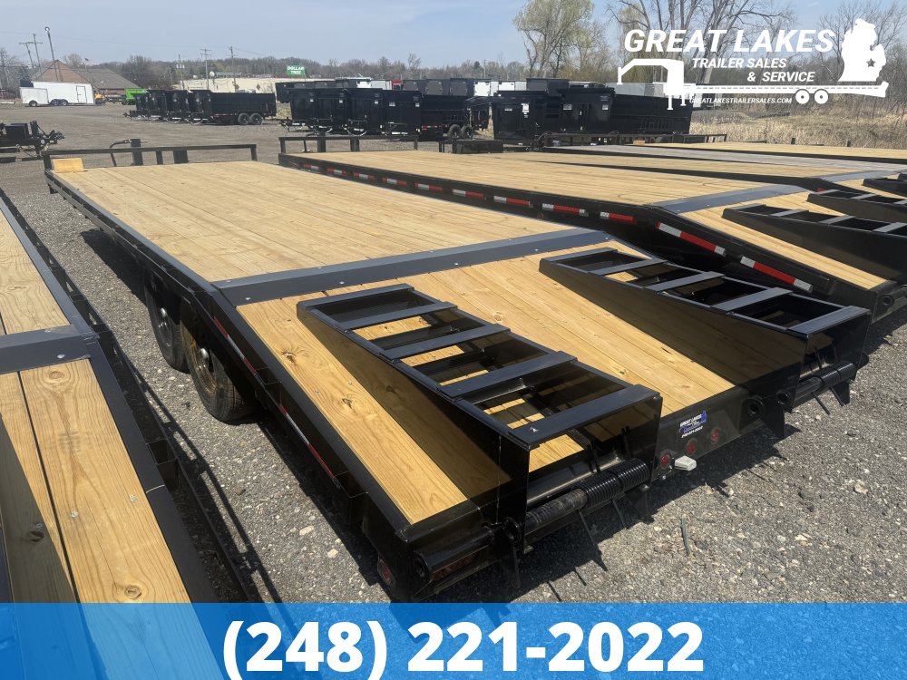 QSA HD Deck Over Tilt Equipment Hauler 102" x 22 + 4FT - 16K