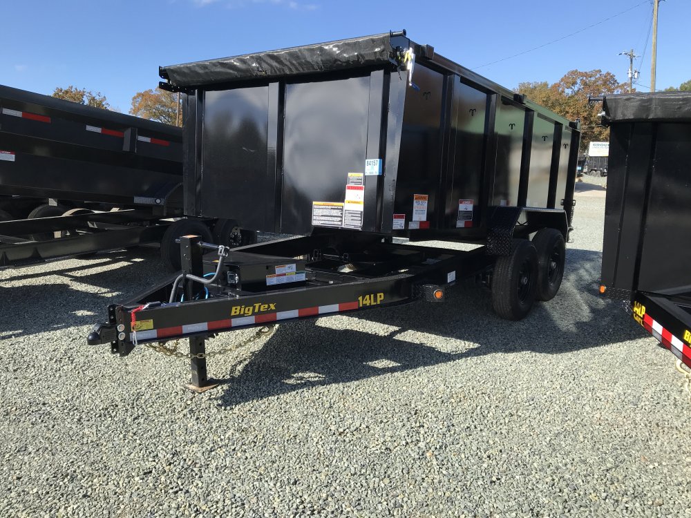 83x14 Big Tex Dump Big Tex 14K LP Dump 83x14 4' Sides