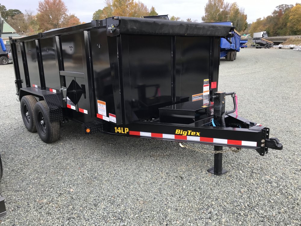 83x14 Big Tex Dump Big Tex 14K LP Dump 83x14 4' Sides